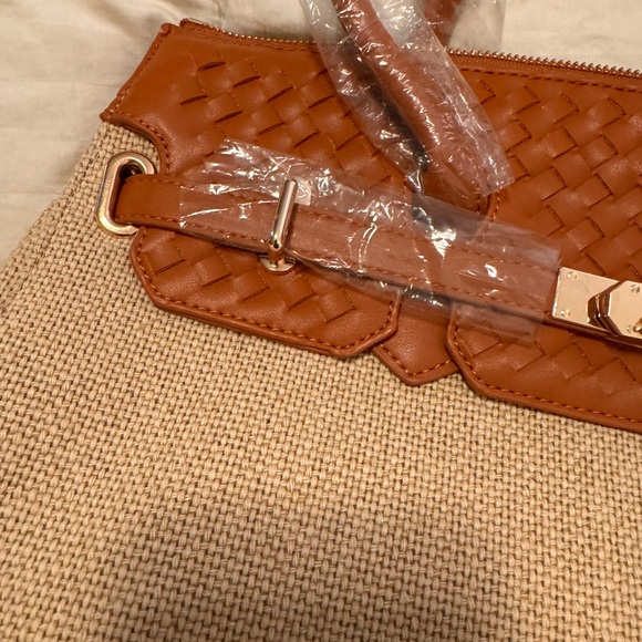 Tuckernuck Tan and Brown Tote Bag - Picture 3 of 14